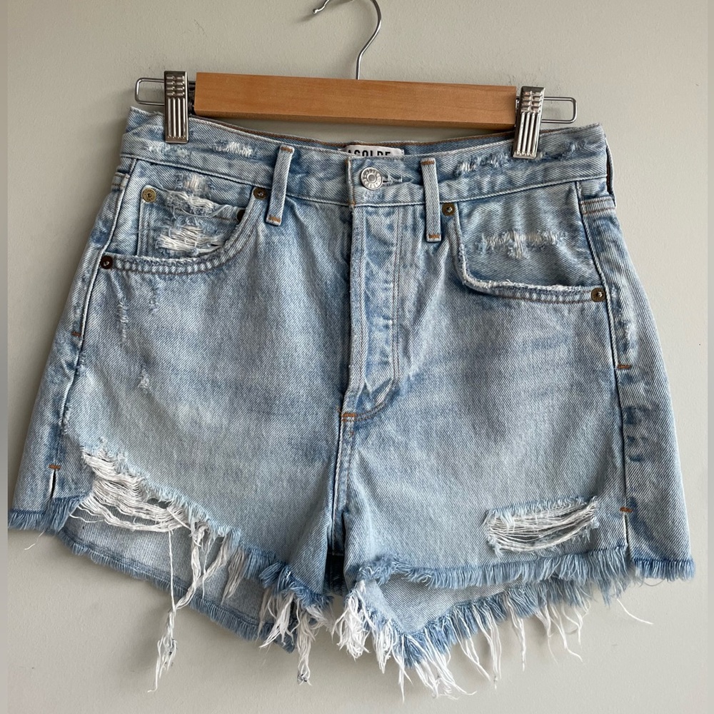 Agolde denim shorts